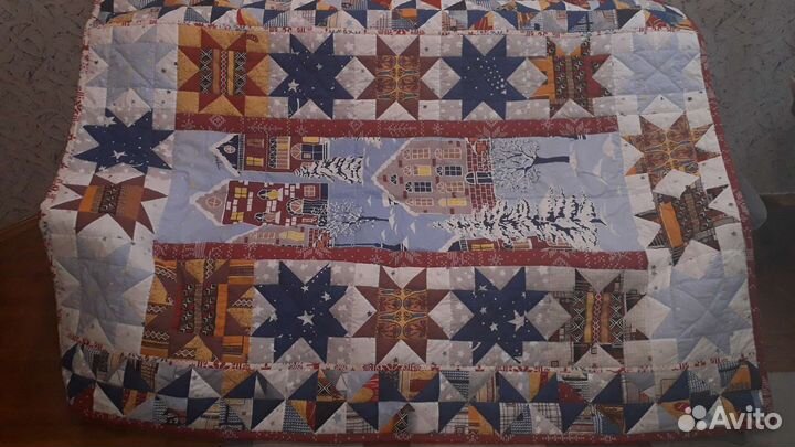 Лоскутное покрывало печворк