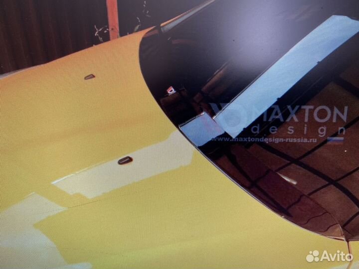 Накладка на капот Ford Focus 3 maxton desigh