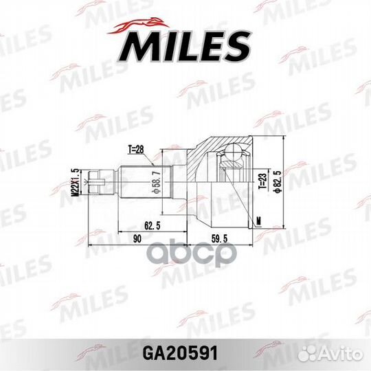 ШРУС наружный mazda 3 I 1.5-2.3 06- (GKN 306219