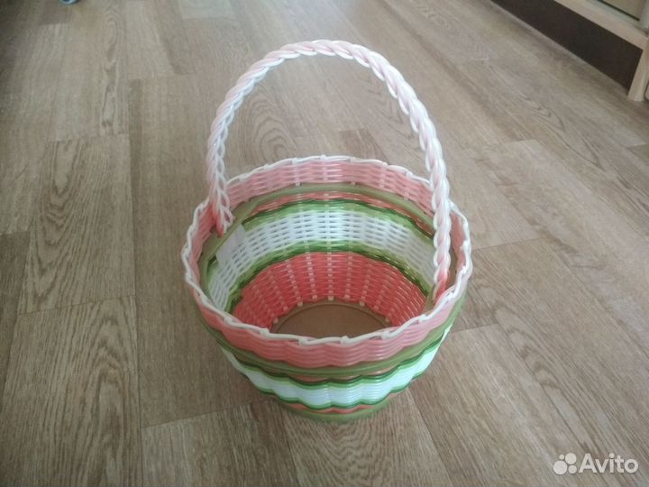 Кашпо - корзина для цветочного горшка