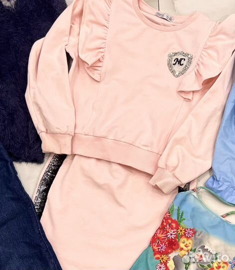 Детские вещи пакетом на девочку 134 140