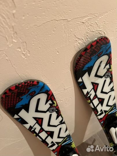 Горные лыжи и ботинки детские