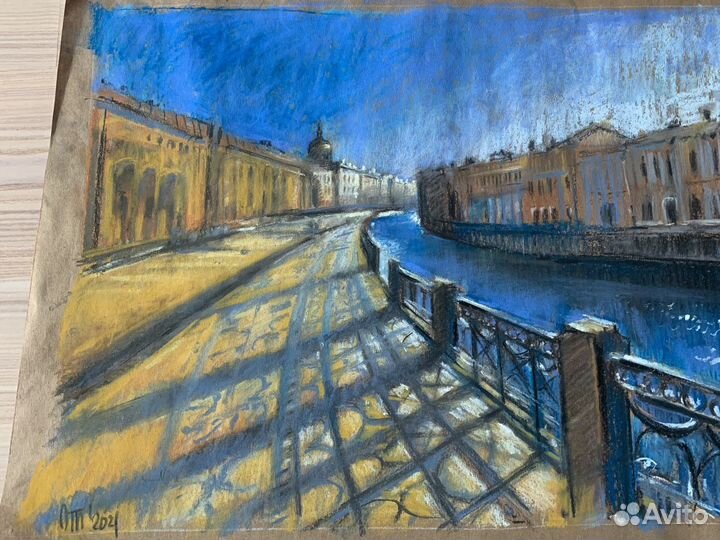 Рисунок. Сухая пастель. Оформление интерьера