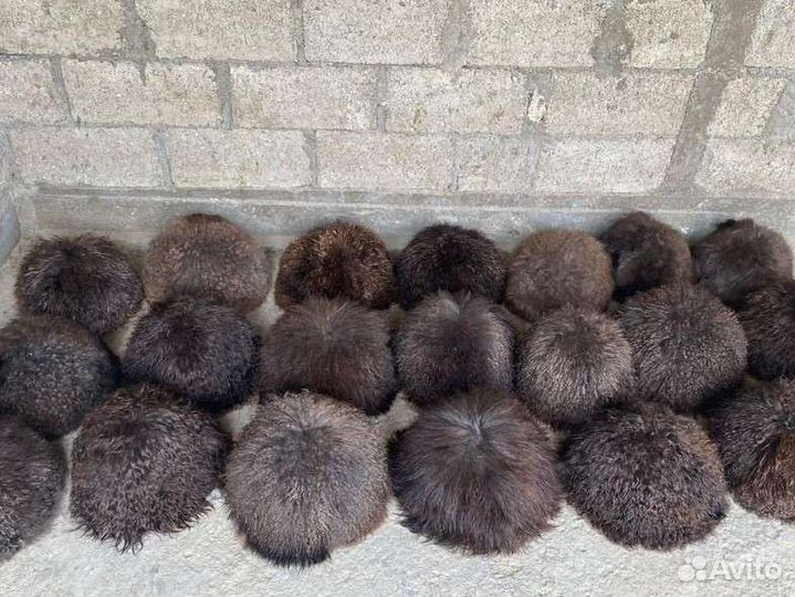 Папахи козий мех