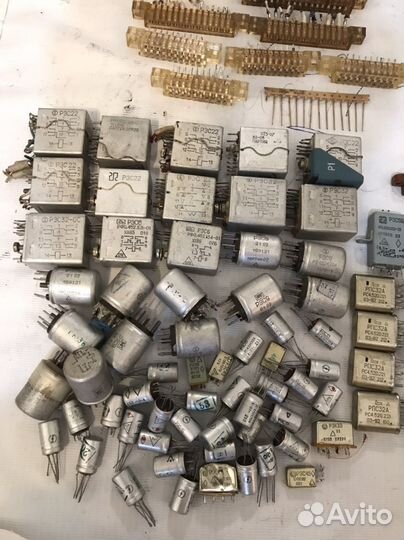 Радиодетали СССР Реле разъемы переключатели