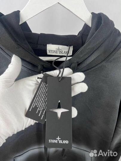 Толстовка Stone Island (черная) (Арт.65217)