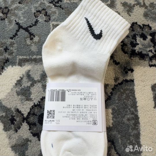 Носки Nike EveryDay White Socks