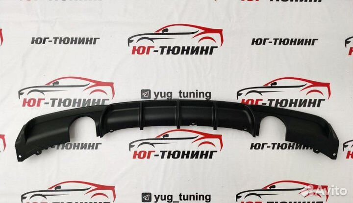 Задний диффузор BMW 3 series f30 M-Performance под