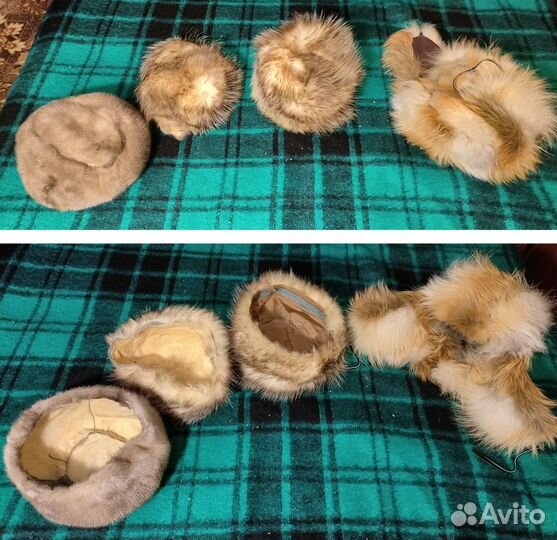 Меховые шапки бу, можно для рукоделия