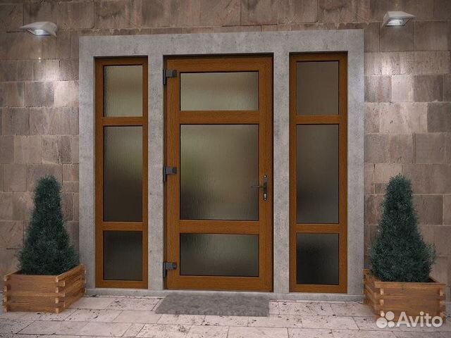 Дверь пвх 900*2100 двухсторонняя цветная