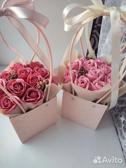 Букет мыльных роз