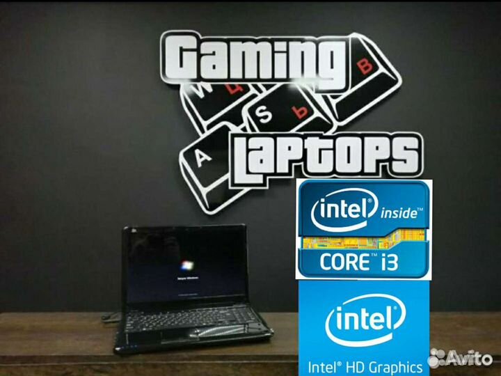 Ноутбук для работы и учёбы i3/4Gb/500Gb