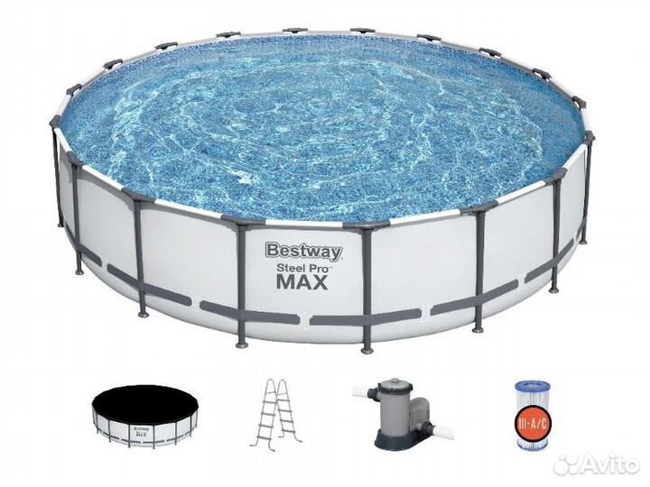 Каркасный бассейн Steel Pro Max 549х122см
