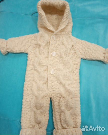 Вязаный комбинезон