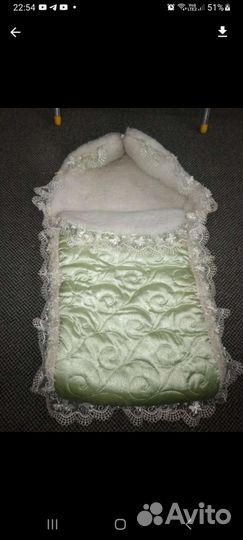 Конверт -трансформер детский зимний на овчине