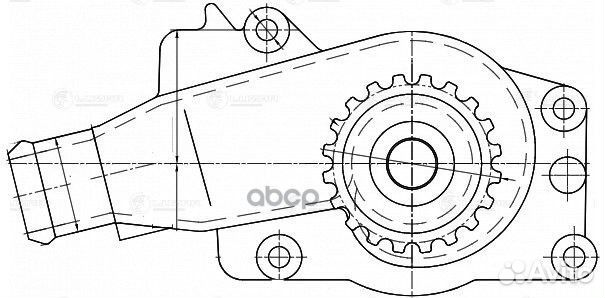 Насос водяной для а/м Chery Bonus (A13) (11) /Very