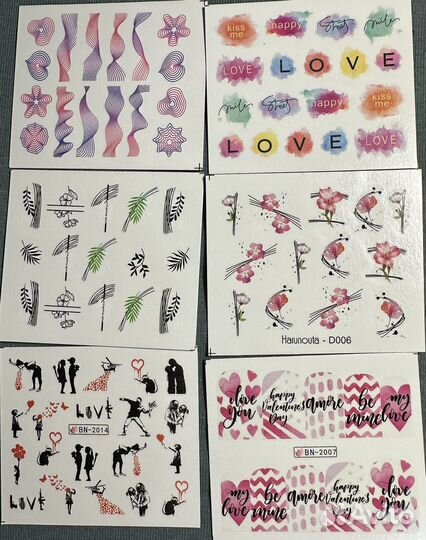 Наклейка слайдер для маникюра на ногти