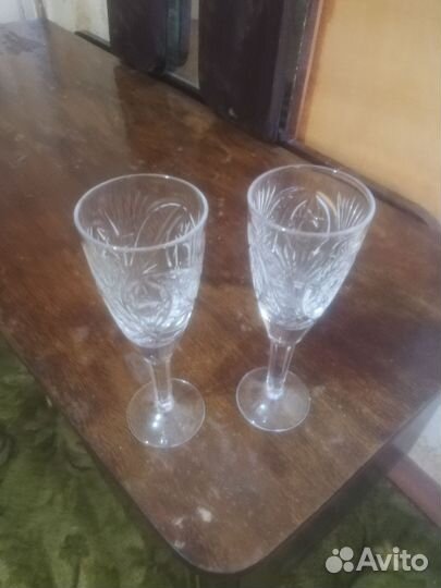 Фужеры хрустальные СССР