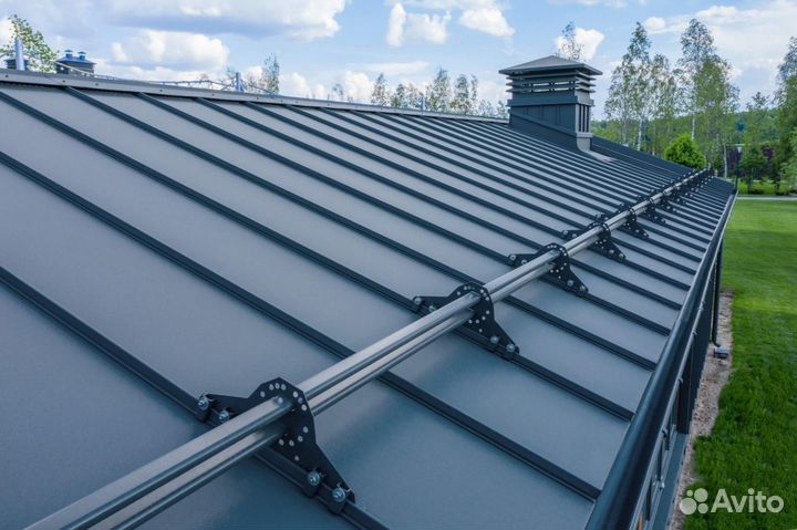 Фальцевая кровля двойной стоячий фальц