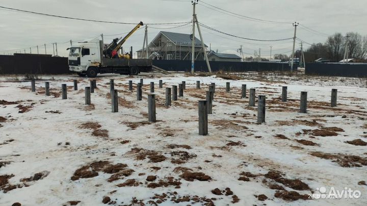 Сваи винтовые установка под ключ