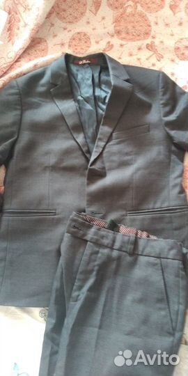 Школьная форма для мальчика 140 серый Бостон