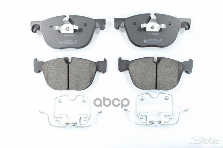 Колодки тормозные дисковые перед GDB1726ZFR ZF