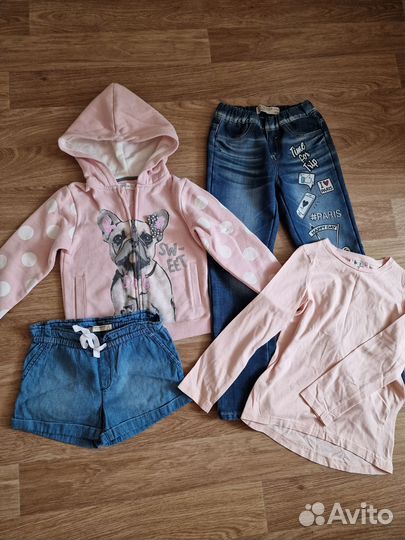 Вещи пакетом на девочку 122 размер