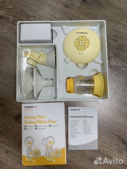 Молокоотсос medela swing flex электрический