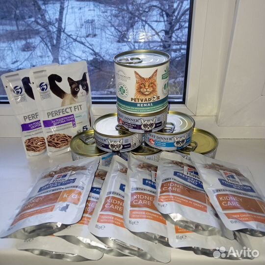 Влажный корм для кошек renal