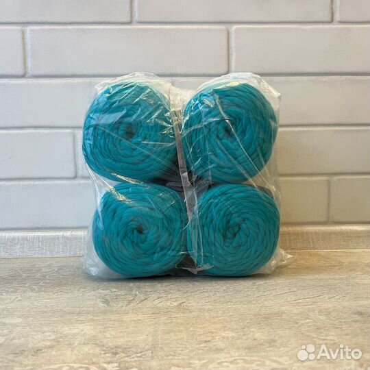 Трикотажная пряжа турецкая, Лента 97 хлопок 3 Ла