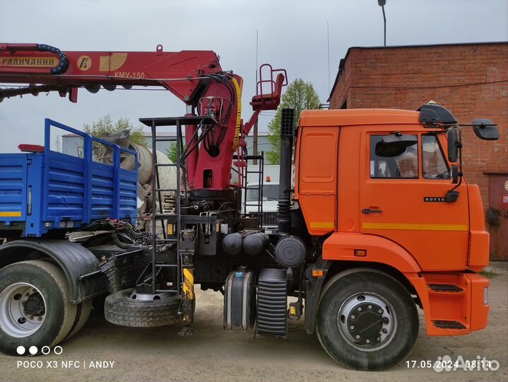 КАМАЗ 65115 Е-5 с КМУ, 2019