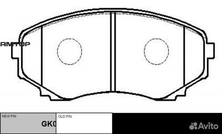 CTR GK0656 Колодки тормозные CTR GK0656