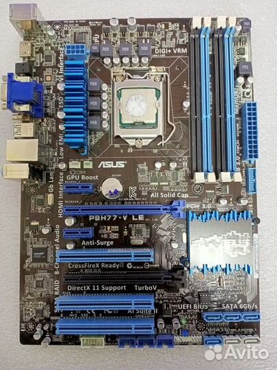 Материнская плата 1155 с процессором