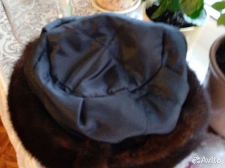 Шляпа женская норковая