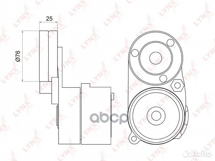 Натяжитель ремня навесного оборудования PT3005