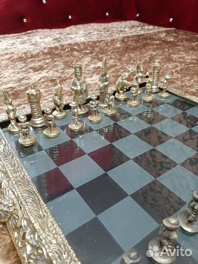Шахматы бронзовые
