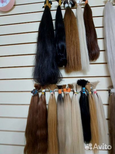 Волосы для наращивания натуральные прямые,волна