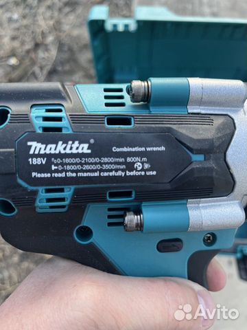 Гайковерт аккумуляторный makita 800нм