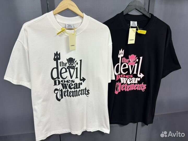 Футболка Vetements the devil oversize (унисекс)