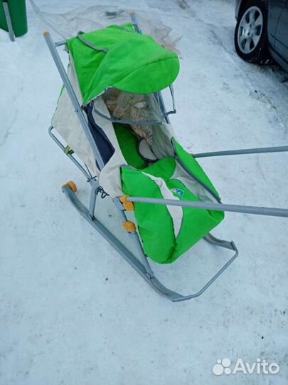 Детские санки с колесами