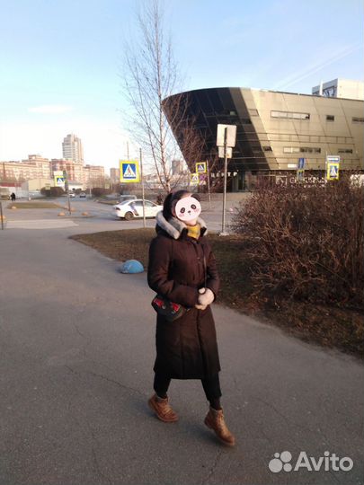 Зимний женский пуховик 44