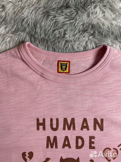 Футболка human made lil uzi vert pink