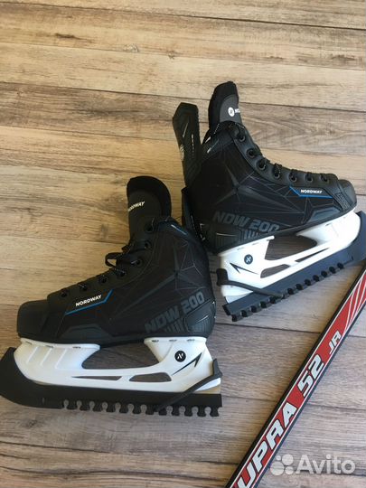 Коньки и клюшка Новая Nordway NDW200 р-р35