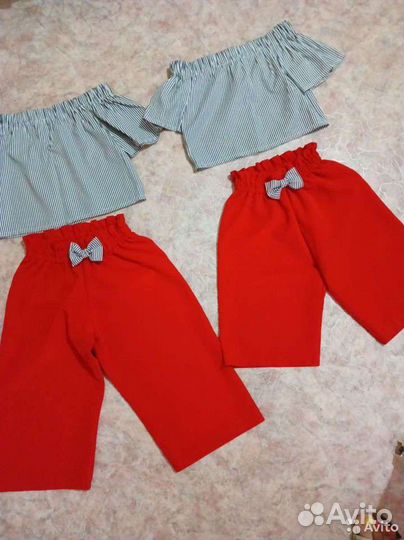 Костюм нарядный для девочек-погодок