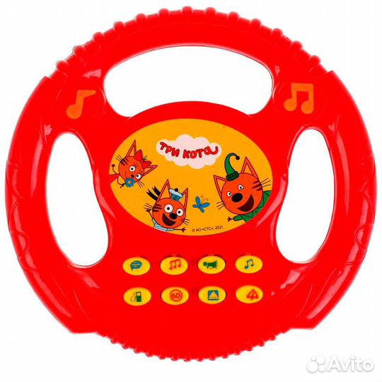 Музыкальный руль Три Кота Умка ZY026459-R3