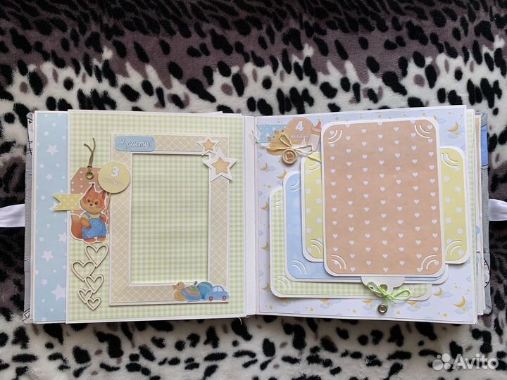 Детский фотоальбом ручной работы