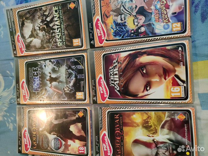 PSP - E 1008 и 6 лицензионных игр