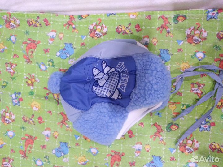 Новая детская зимняя шапка, размер 44