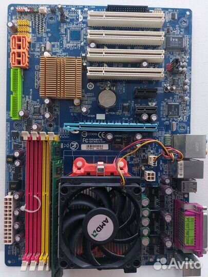 Материнская плата+процессор+кулер+оперативка