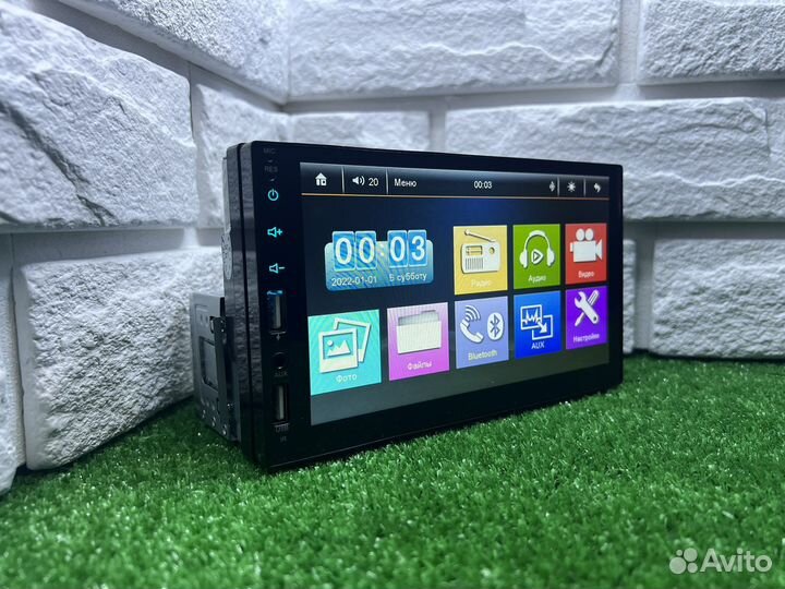 Магнитола 1 din с экраном 7 дюймов